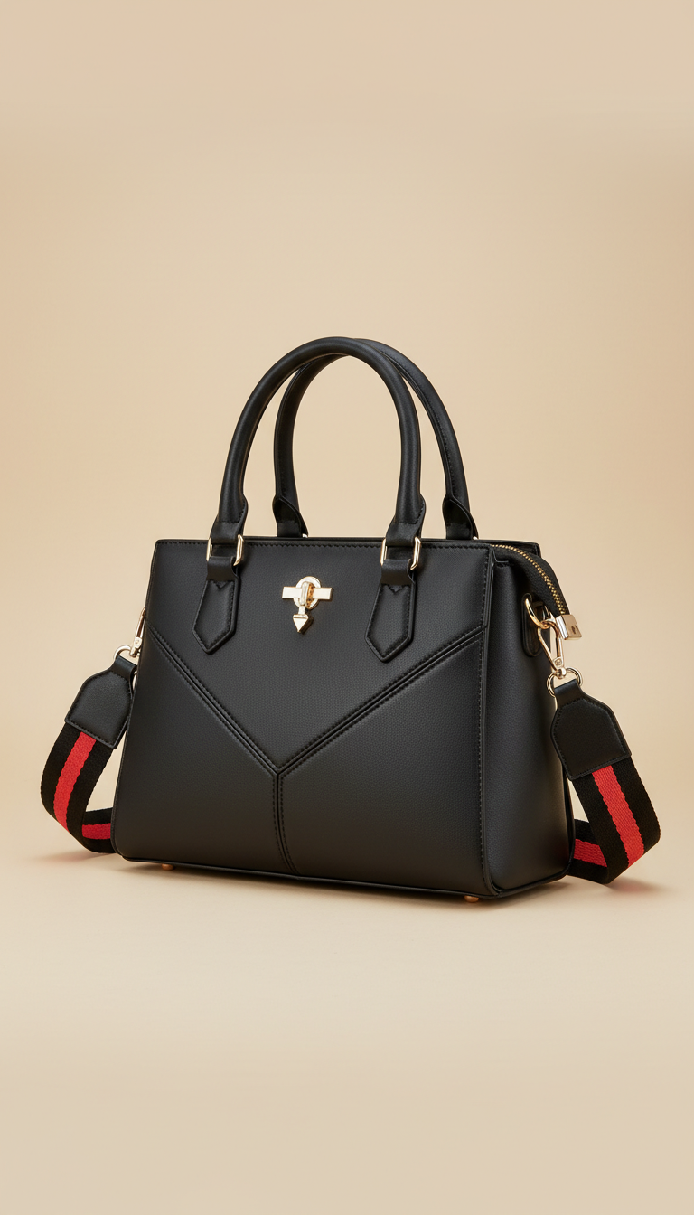 Faux Leather Handbag