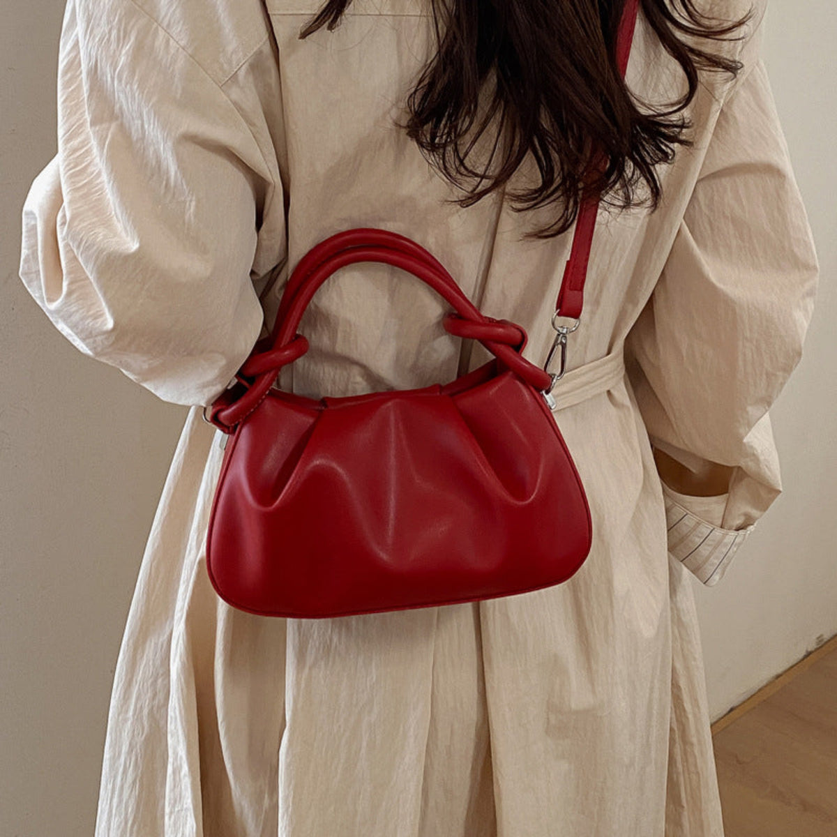 Sac Carré PU Souple – Minimaliste & Multicolore - Sac à Main - MaisonÉlyséa