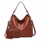 Lot 2 Sacs à Main Grande Capacité – Rétro Chic, 12 Coloris - Ensemble de Sacs - MaisonÉlyséa