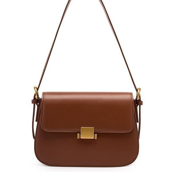 Sac Bandoulière En Cuir Tofu À Silhouette Arrondie
