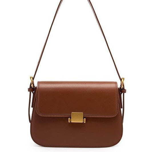 Sac Bandoulière En Cuir Tofu À Silhouette Arrondie
