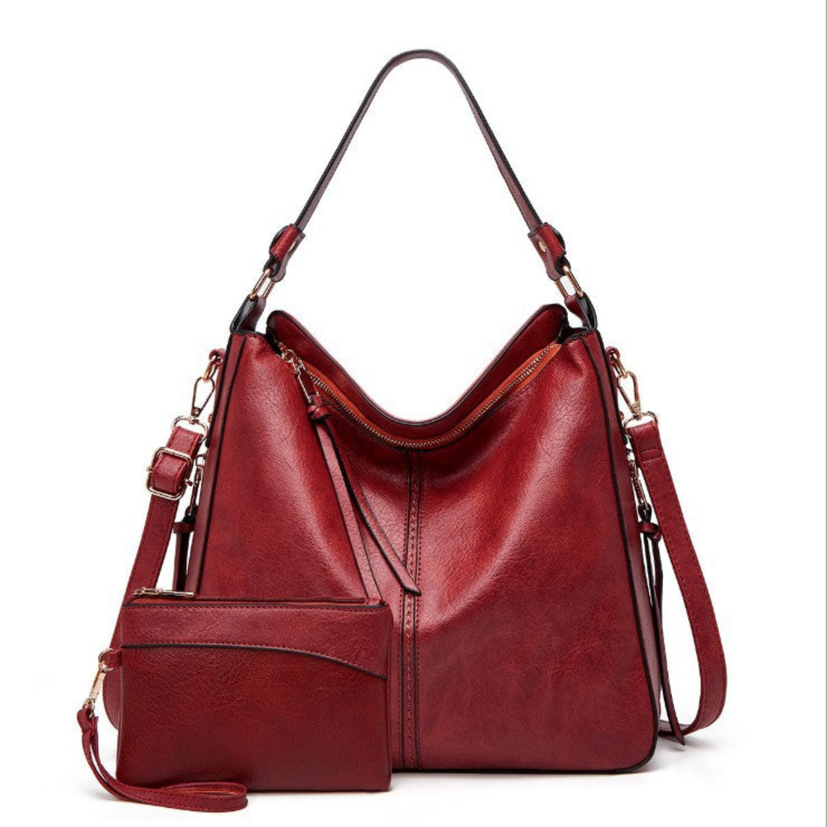 Lot 2 Sacs à Main Grande Capacité – Rétro Chic, 12 Coloris - Ensemble de Sacs - MaisonÉlyséa