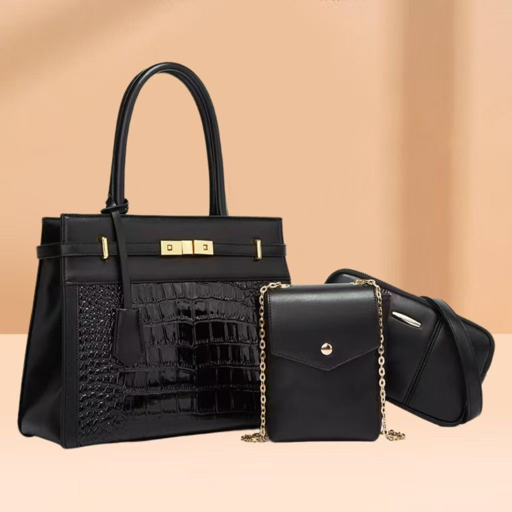 Lot 3 sacs à main femme chic – Sac, pochette et trousse - Ensemble de Sacs - MaisonÉlyséa
