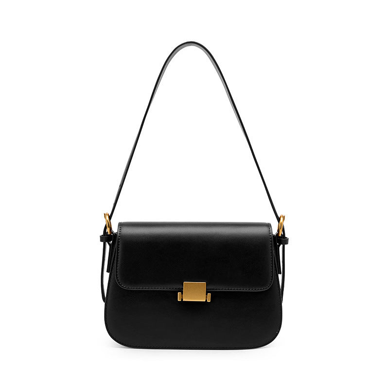 Sac Bandoulière En Cuir Tofu À Silhouette Arrondie