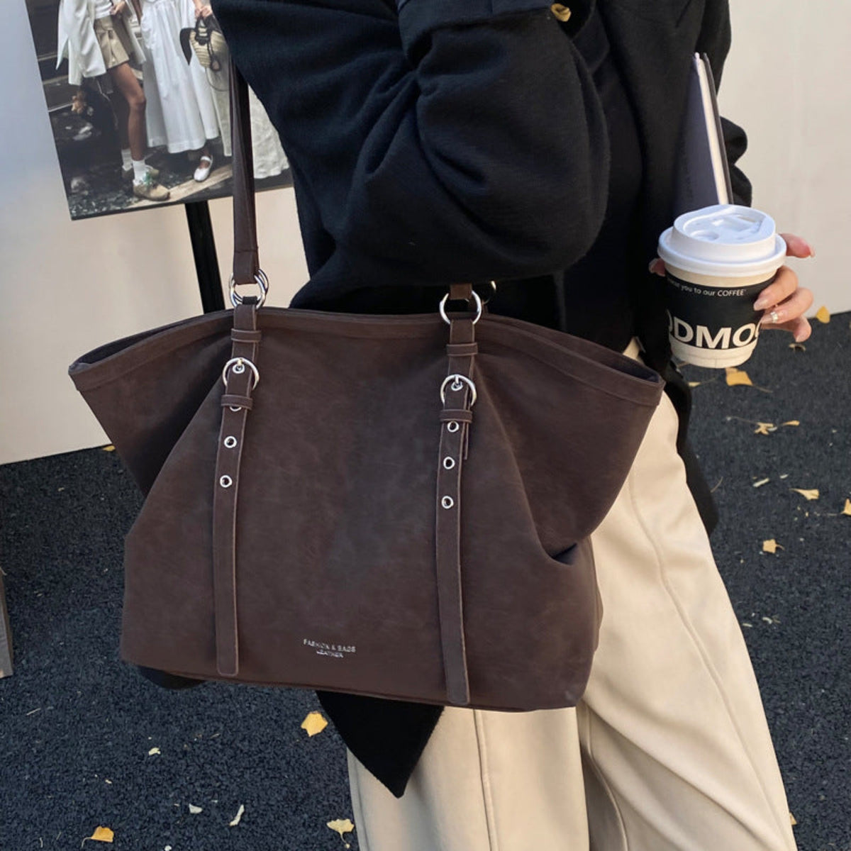 Sac Cabas Élégant – Grand Format Tendance - Sac Cabas - MaisonÉlyséa