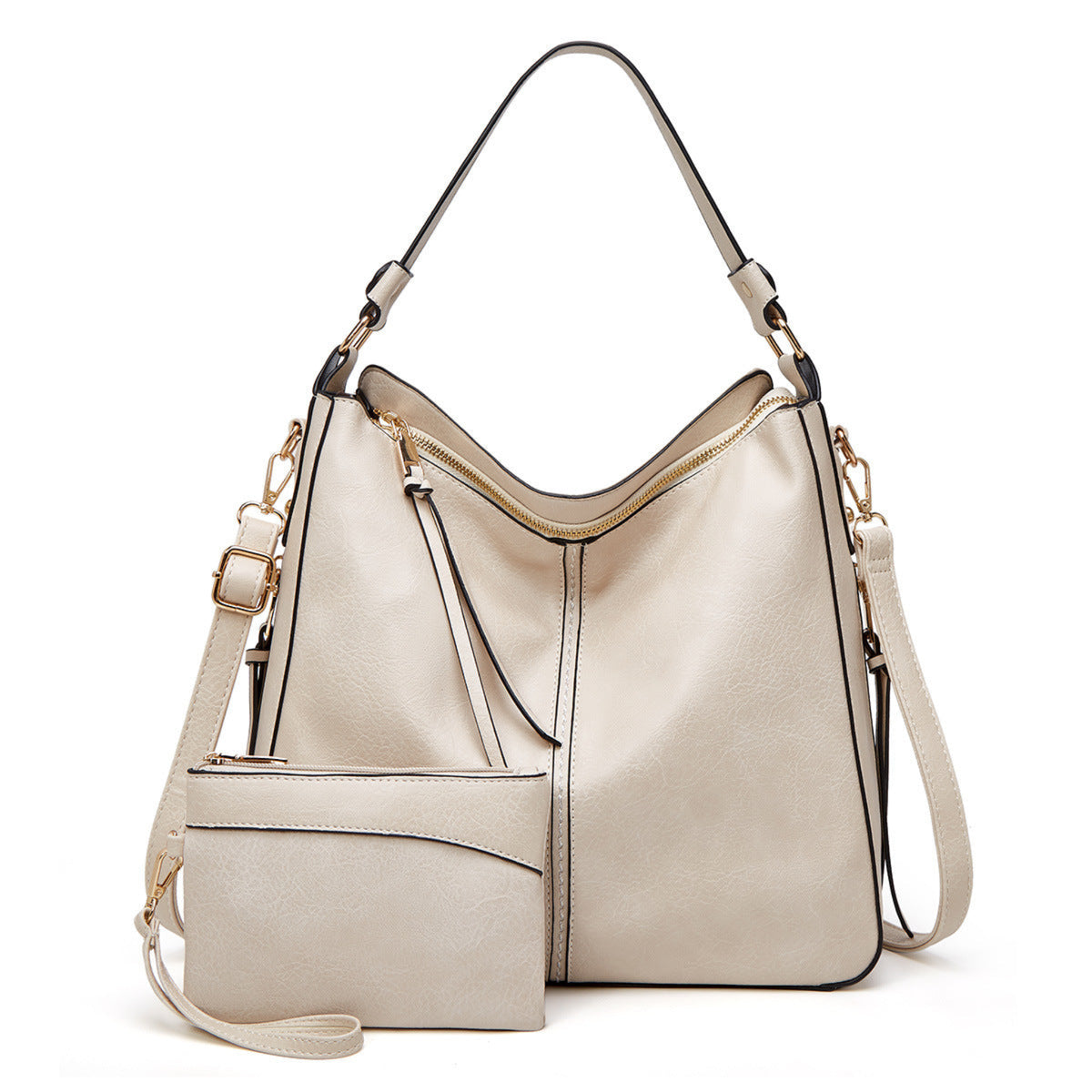 Lot 2 Sacs à Main Grande Capacité – Rétro Chic, 12 Coloris - Ensemble de Sacs - MaisonÉlyséa